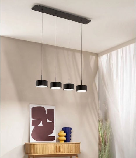 Fan Europe Patty Black LED Pendant Light with Adjustable White Light
