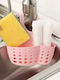 Suport pentru Burete din Plastic Roz 13x17 cm