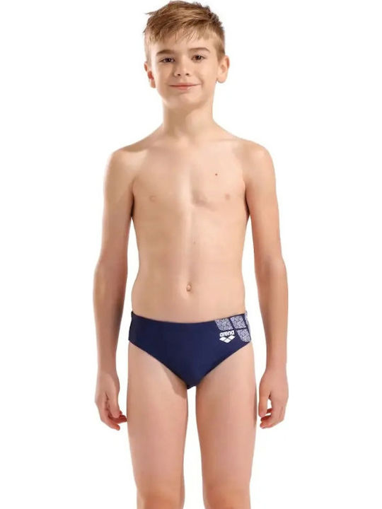 Arena Kikko Παιδικό Μαγιό Σλιπ Navy-white