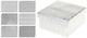 JK Home Decoration Χάρτινο Κουτί για Δώρο Ασημί 10x5x10εκ. 6τμχ