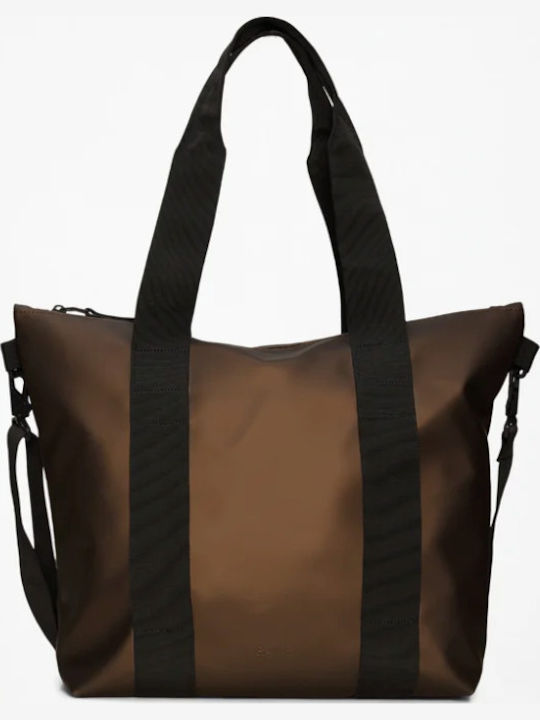 Rains Tote Geantă de Umăr / Crossbody pentru Bărbați Maro