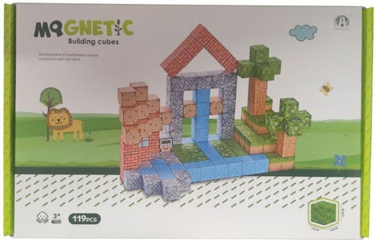 Joc Magnetic de Construcție Magnetic Building Cubes pentru Copii de 3+ Ani