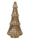 Christmas Decorative Glass Tree 38cm Gold