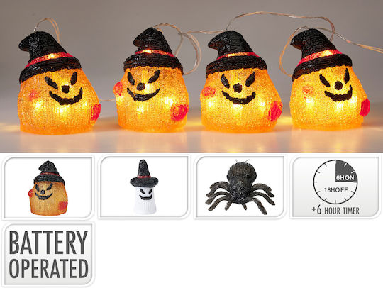 Jk Home Décor Ghirlandă Halloween LED 3 Modele