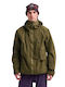 Burton Cyclic 307631-E7N Ανδρικό Μπουφάν Gore-Tex για Σκι & Snowboard Πράσινο