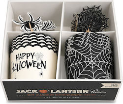 Halloween Cupcake Set 10 Baking Cups &amp 20 Decorative Toothpicks 16x15x8cm