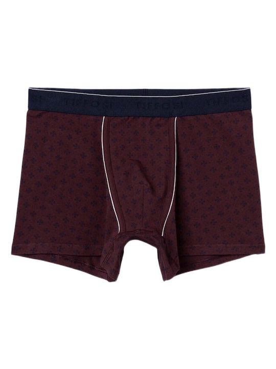 Men's Brown Printed Boxer Shorts