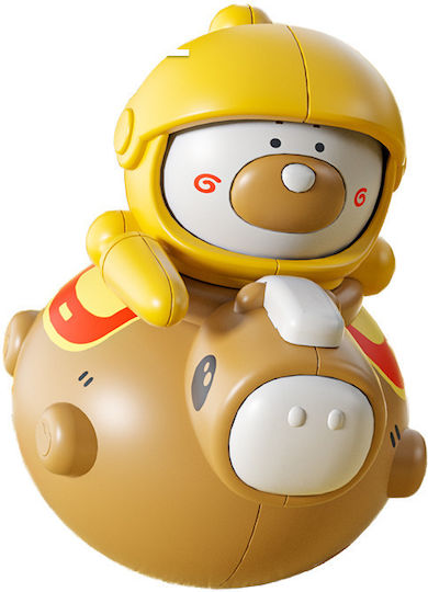 Giggles & Co Roly-Poly-Ritterrassel Anti-Stress Gelb – Kleines Partygeschenk