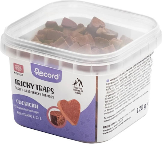 Record Tricky Traps Λιχουδιά Σκύλου με Μοσχάρι 120gr