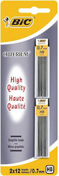 BIC Μύτες Μηχανικού Μολυβιού Criterium 0.7mm 2 Τεμάχια BIC Μύτες Μηχανικού Μολυβιού Criterium 0.7mm 2 Τεμάχια