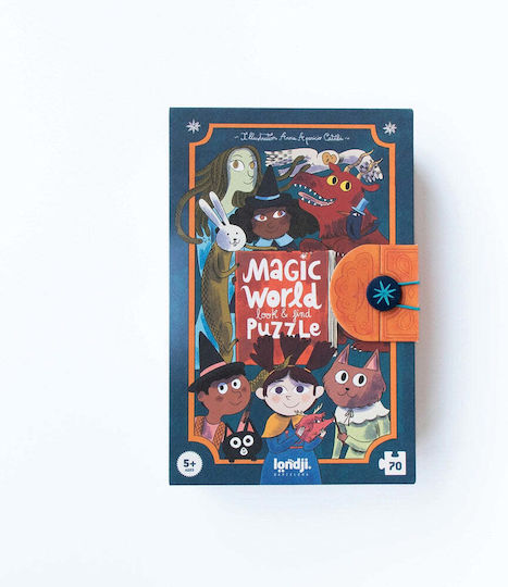 Kinderpuzzle Magic World – Look and Find 70 Teile Londji