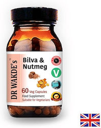 Dr Wakde's Билва и индийско орехче 470 mg 60 капсули Dr Wakde's Билва и индийско орехче 470 mg 60 капсули