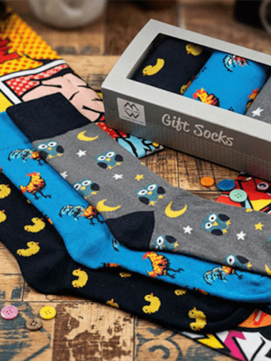ME-WE Herren Socken Mehrfarbig 3er-Pack