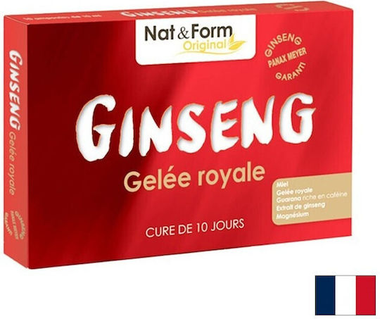 Nat&Form Азиатски женшен и пчелно млечице 8.4mg