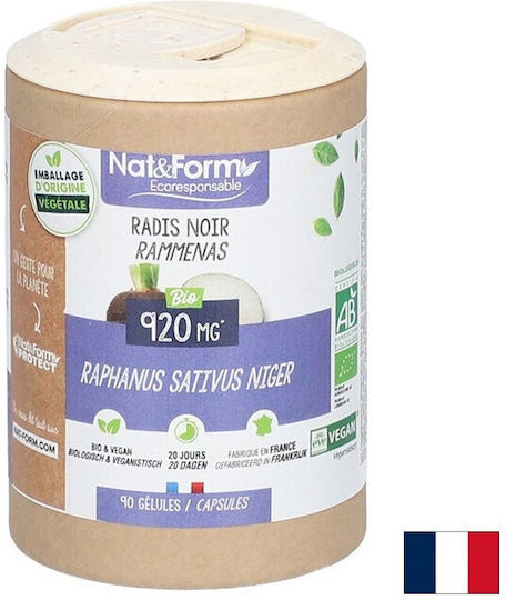 Nat&Form Черна ряпа B 230 mg 90 капсули
