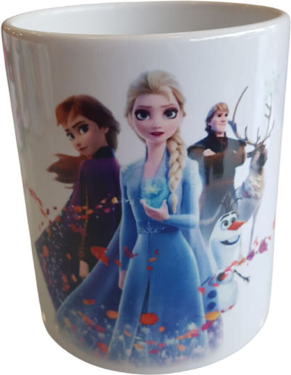 Frozen Керамична Чаша Бяла 330ml