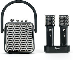 Divoom Karaoke-Lautsprecher mit kabellosen Mikrofonen SongBird-SE Schwarz