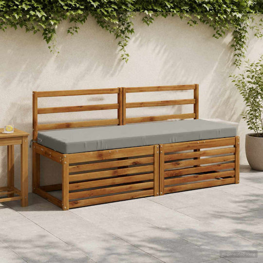 vidaXL Garden Bench Cushion Soest Grey 2 pcs 50x150 cm