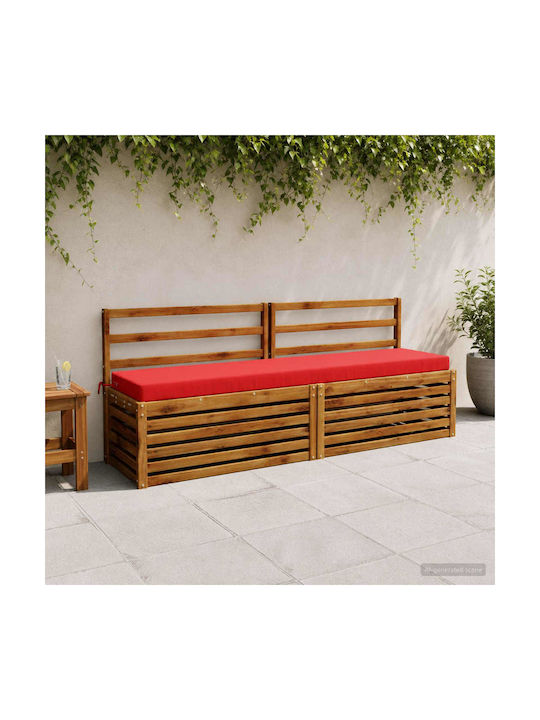 vidaXL Gartenbankkissen Soest Rot 2 Stück 40 x ...