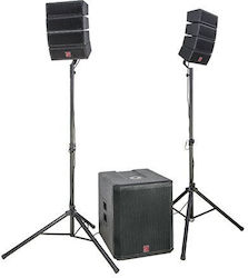 BST HELIOS2.1 Paar Aktiver PA-Lautsprecher 500 W mit 18"-Woofer