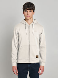 Staff Dany Sweatjacke in Ecru mit Kapuze Staff Dany Sweatjacke in Ecru mit Kapuze