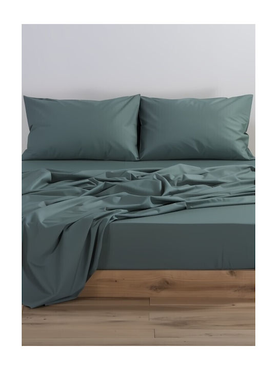 Nef-Nef Homeware Basic Σεντόνι Ημίδιπλο με Λάστ...