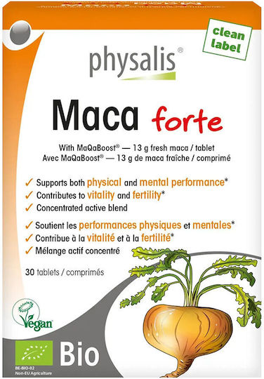 Physalis Bio Maca Forte 30 Vegan Tablets