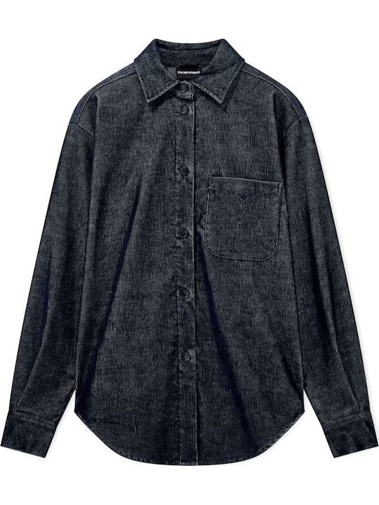 Long-Sleeve Women's Shirt Blue