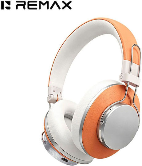 RB-590 HB Wireless Bluetooth Over Ear Headphones with 42 Hours of Playing Time Orange