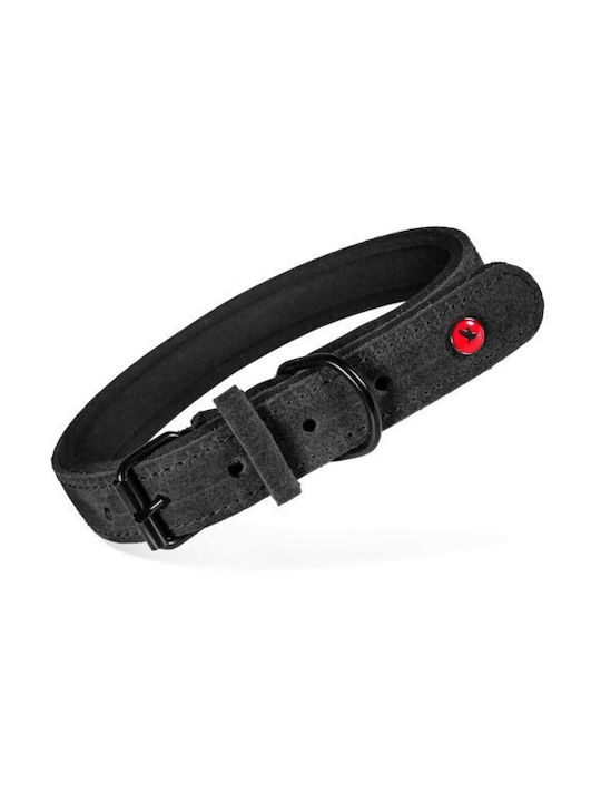 Zolux Zolux Zgardă Confortabilă pentru Câini din Piele 55 Cm/25 Mm Neagră