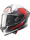 Caberg Roxter Kiso Schwarz Matt/Rot/Weiß Motorradhelm Full Face ECE 22.06 1450 g