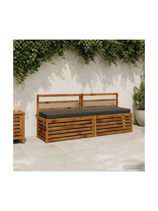 vidaXL Gartenbankkissen Soest Anthrazit 2 Stk. ...