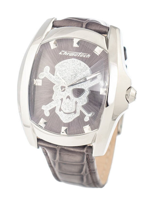 Chronotech Ceas Bărbați 40mm cu Baterie și Cure...