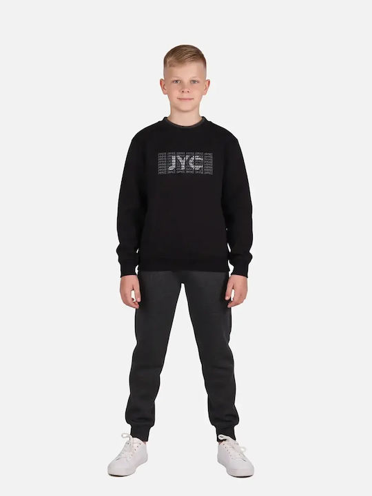 Joyce Kinder Jogginganzug-Set Schwarz/Anthrazit Joyce Kinder Jogginganzug-Set Schwarz/Anthrazit