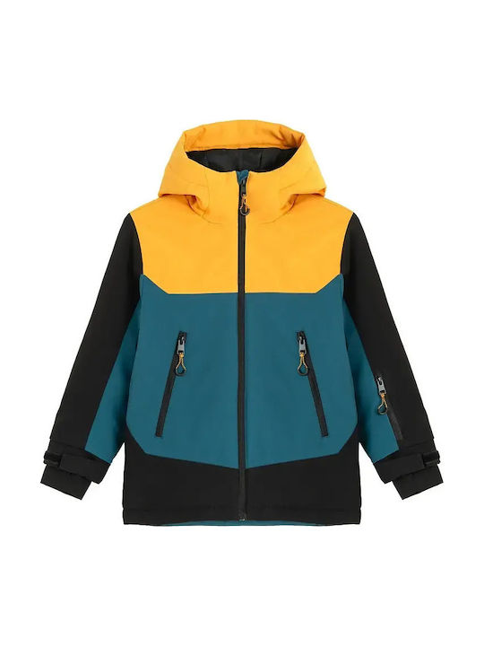 Kurze blaue Kinder-Casualjacke