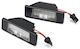Led License Plate Light Set Compatible Nissan X-trail Qashqai March Smartic Model Sma-000505
