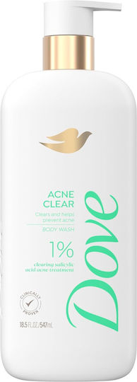 Dove Acne Clear Spumă de Curățare Hidratantă 547 ml