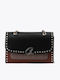Monogram-Damen-Messenger-Tasche Braun