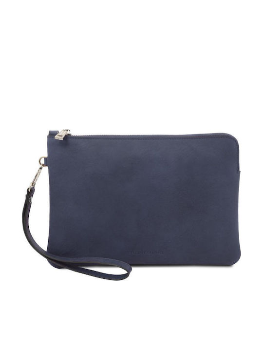 Tuscany Leather Δερμάτινο Γυναικείο Clutch Navy...