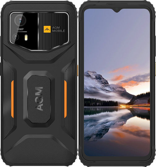 AGM H6 Pro Dual SIM (6/128GB) Ανθεκτικό Smartphone Μαύρο