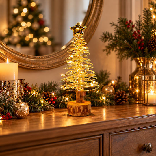 Illuminated Christmas Decorative Tree 45cm Battery Operated