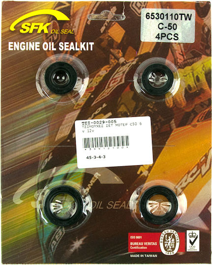 Σετ Τσιμούχες Μοτέρ C50 12v/6v Roc