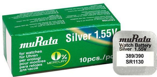 Murata Uhrenbatterien Silber-Oxid 1,55V 10 Stück