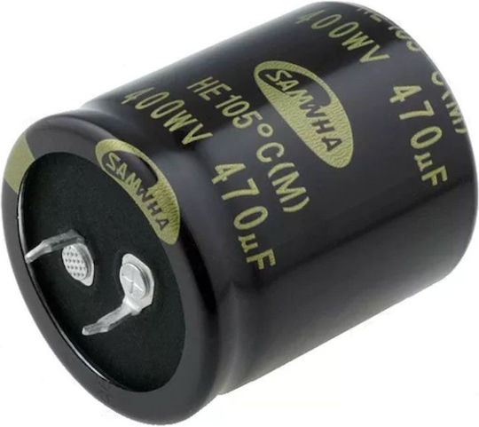 Condensator Electrolitic Snap-in 470μF 400V 105°C Ø35×40mm Samwha