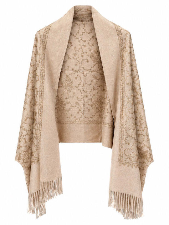 Achilleas Accessories Eșarfă de damă Bej