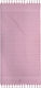 24home.gr Beach Towel Pink 170x90cm