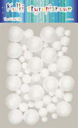 Styrofoam Balls Mixed Sizes 50pcs Styrofoam Balls Mixed Sizes 50pcs