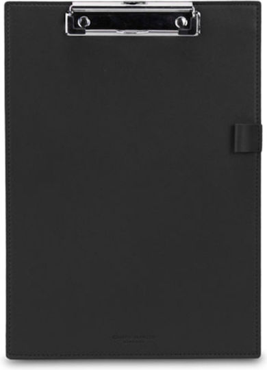 Campo Marzio A4 Black Conference Clipboard with Clip