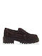 Δερμάτινα Γυναικεία Loafers σε Καφέ Χρώμα
