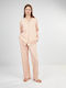 Gisela Winter Women's Pyjama Set Soft Salmon